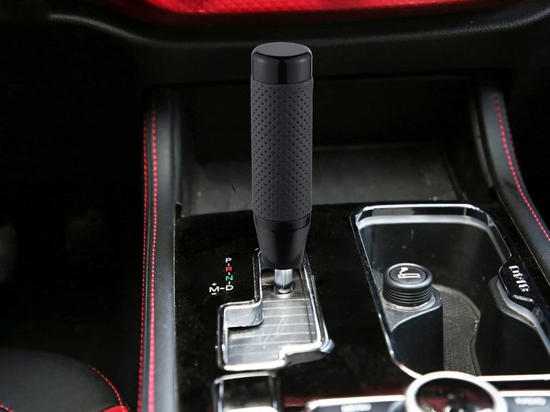 Abfer 5' Aluminum Alloy Car Shifter Knob, Heavy Weighted Gear Lever Stick Shift Handle Fit Most Automatic Manual Vehicle (Black) - Image 3